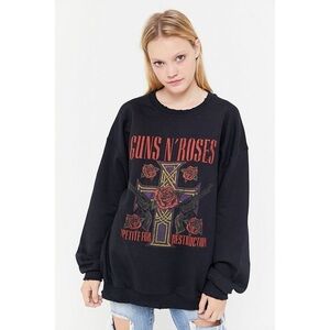 Urban Outfitters Black Guns N' Roses Sweatshirt